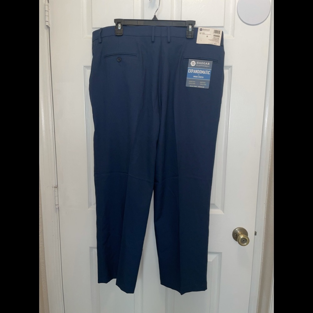Haggar pants 40x29, new, HD00915, 400 Blue, last one!